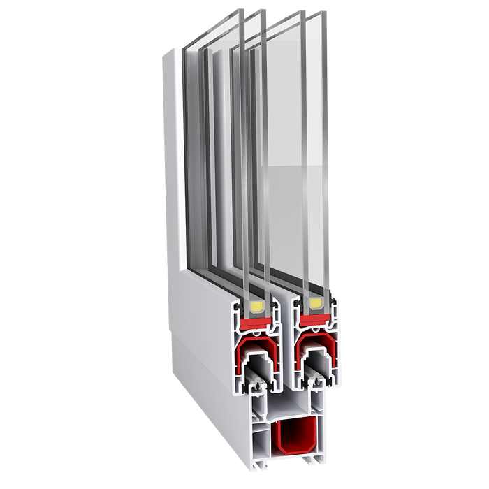 Aluminium - Schuifraam Dual - slide ST 60